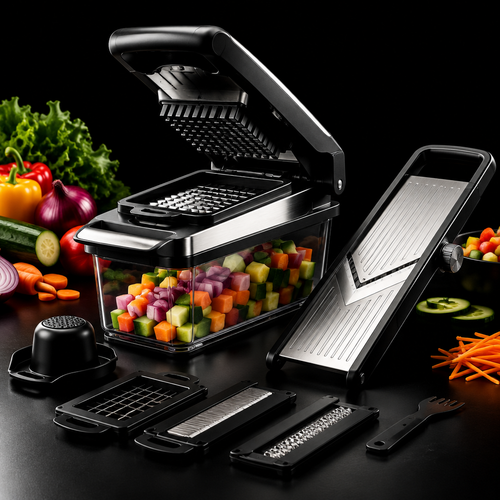 Vegetable Chopper & Mandoline – Dark Bold Editorial