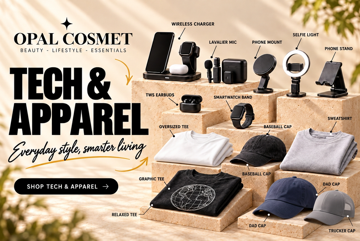 Tech & Apparel Banner - Landscape