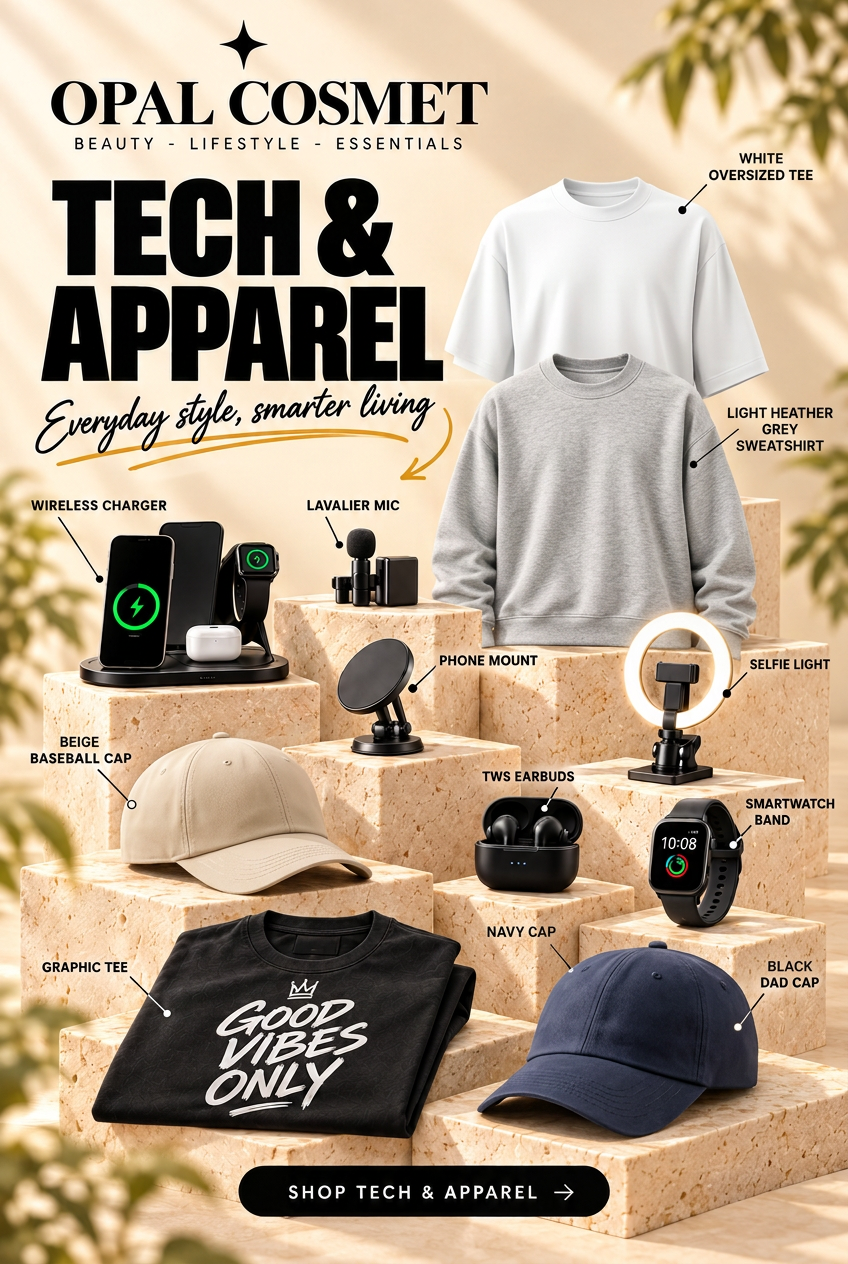 Tech & Apparel Banner - Portrait